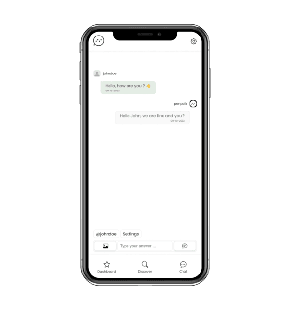 Meet new friends on PenPalk